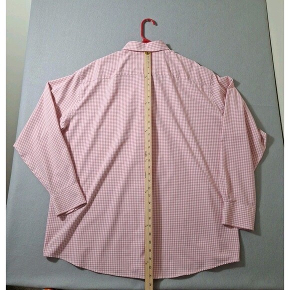 Peter Millar Crown Sport Willie Performance Sport Shirt Pink Gingham Plaid XXL - Picture 6 of 7